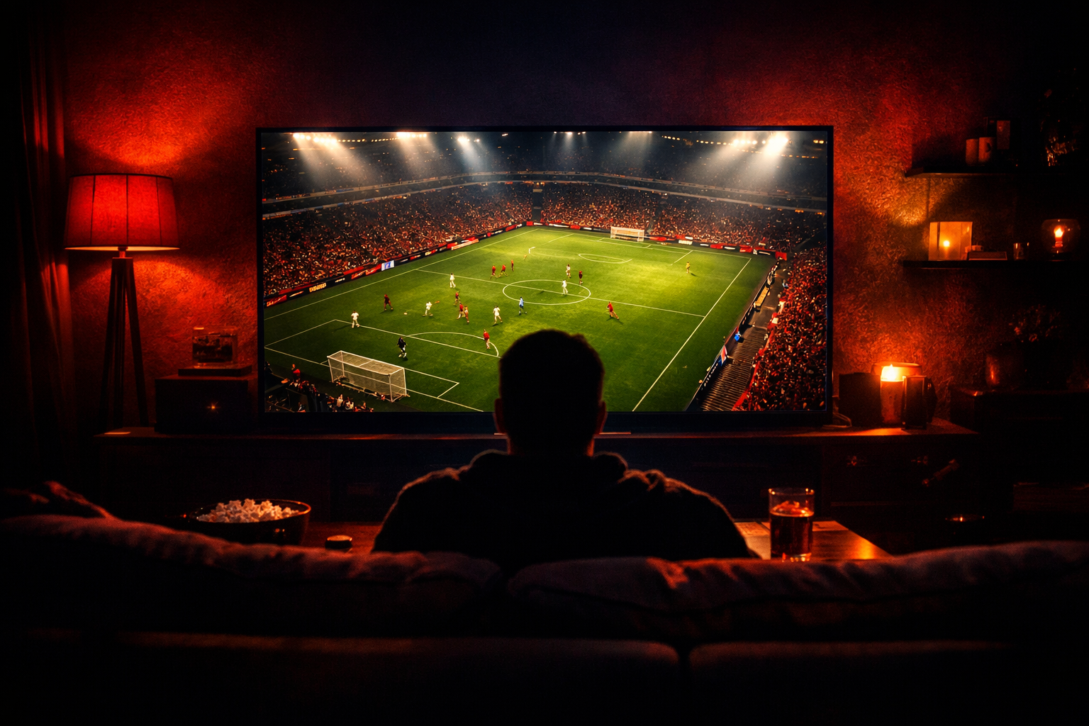 Oglądanie Ekstraklasy online w salonie