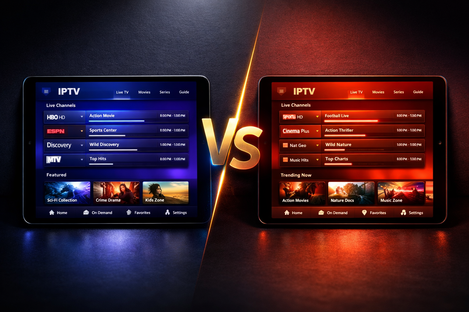 Porównanie aplikacji TiviMate i IPTV Smarters Pro